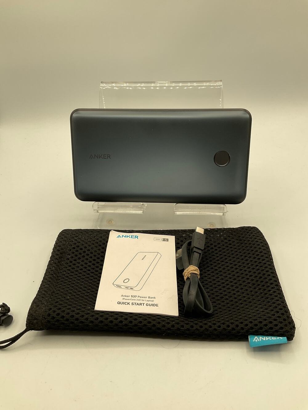 Anker 537 Power Bank, PowerCore 24K for Laptop - Black, Model A1379